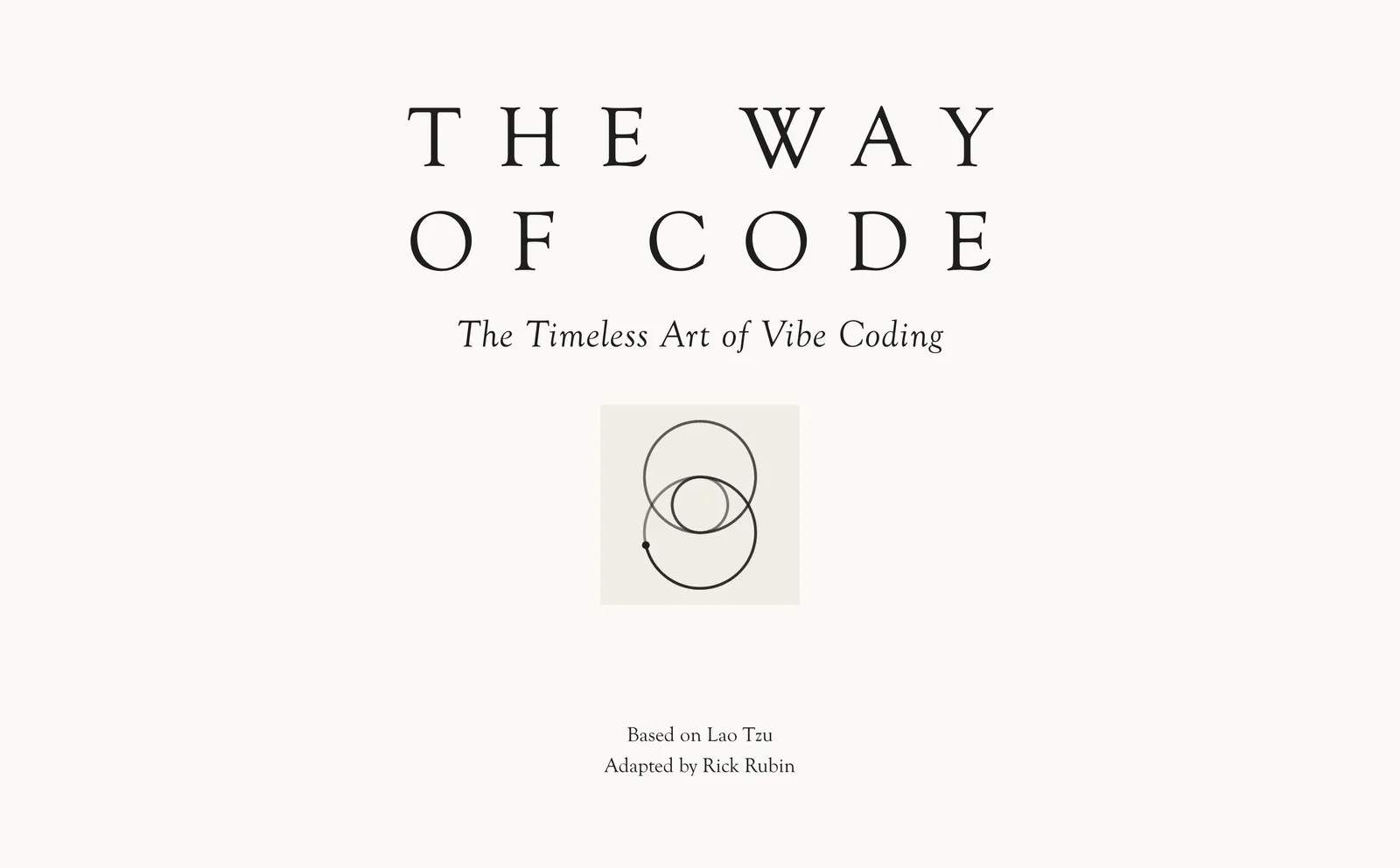 The Way of Code | Rick Rubin